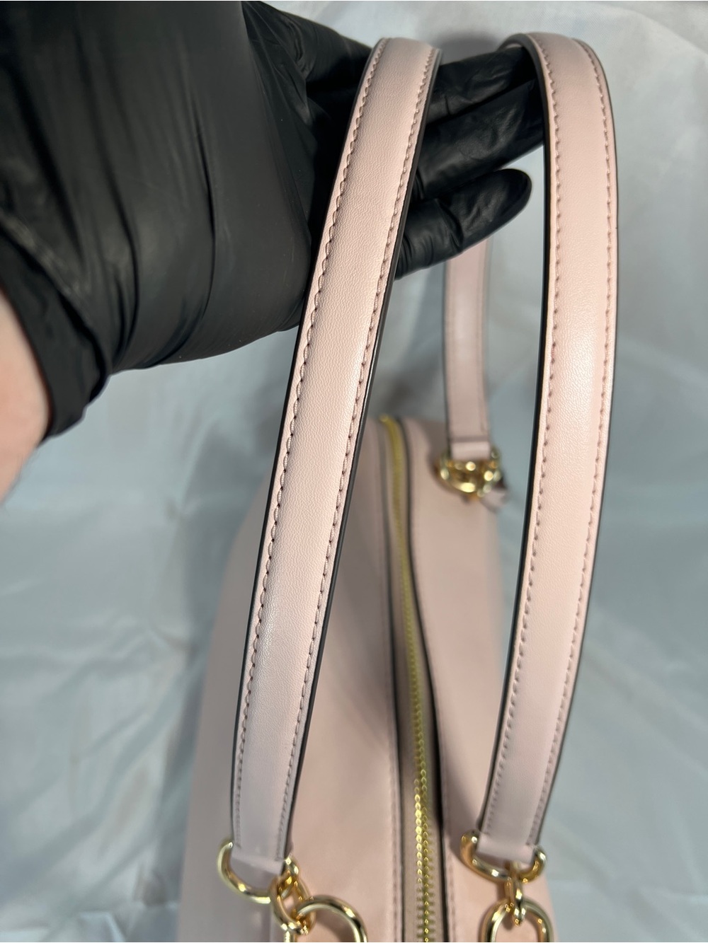 Michael Kors Cecily Soft Leather Shoulder Bag + Matching MK Wallet Pink Set - Picture 11 of 16